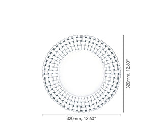 Nachtmann | Bossa Nova | Center Plate - Large | 32 cm | Crystal | Set of 2