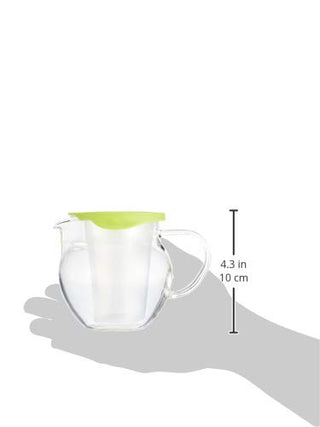 Hario | Chacha Tea Pot Flatty | Glass | Green | 450 ml