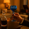 Wine Glass - Cobalt Blue