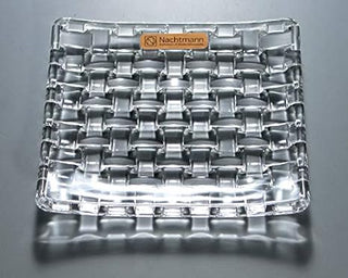 Nachtmann | Bossa Nova | Square Platter/Plate | Crystal | 14 cm | Clear | Set Of 2