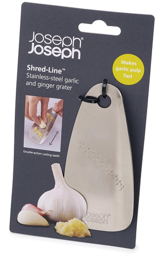 Joseph Joseph | Shred-Line Garlic and Ginger Grater | Stainless Steel