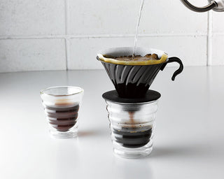 Hario | Hot Brew Paper Drip | Size 02 | 1-4 Cups | Stainless Steel | Matte Black