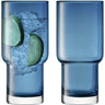 Highball Glasses (Blue) - Set of 2