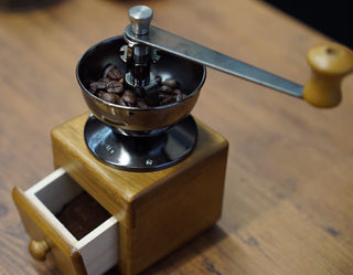 Hario | Small Coffee Grinder | 24 Gram | Brown