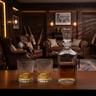 Decanter & Tumblers Whisky Set - Set of 3
