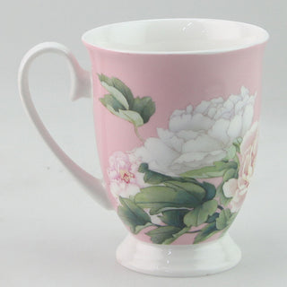 Stechcol | Peony - Tea/Coffee Cup | Bone China | 300 ml | Pink | 1 pc