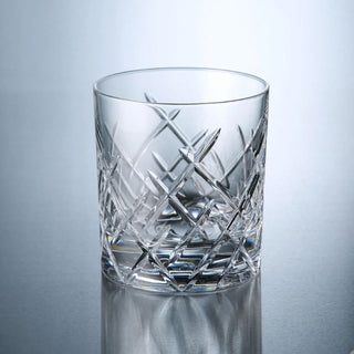 Shtox | Rotating Glass Shtox (011) - Criss-Cross | 320 ml | Crystal | Clear | Single Piece