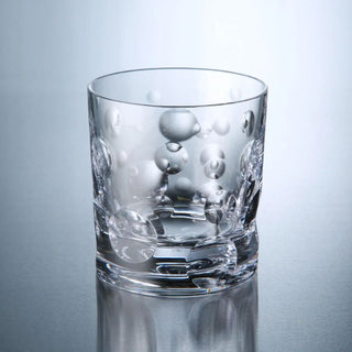 Shtox | Rotating Glass (009) - Scattered Bubbles | 320 ml | Crystal | Clear | Single Piece