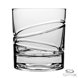 Shtox | Rotating Glass Shtox (007) - Two Rings | 320 ml | Crystal | Clear | Single Piece