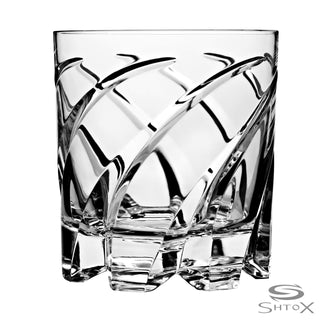 Shtox | Rotating Glass Shtox (016) - Curves | 320 ml | Crystal | Clear | Single Piece