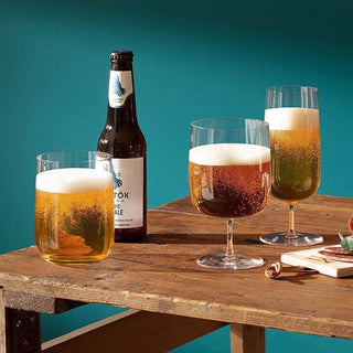 LSA International | Borough - Craft Beer Glasses | 625 ml | Crystal | Clear | Set of 4