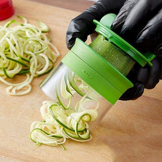 OXO | Good Grips | Hand-Held Spiralizer | BPA-Free Plastic & Stainless Steel | Green | 1 pc