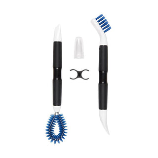 OXO | Good Grips | Kitchen Appliance Cleaning Set | Nylon Scrapers | Blue & White | Set of 4
