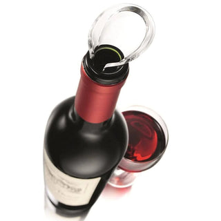 Vacu Vin | Wine Server Crystal | Plastic | Black | Set of 2