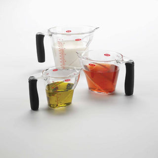 OXO | Good Grips | Angled Measuring Cup | ‎Plastic & Rubber | 250 ml | Clear | 1 pc