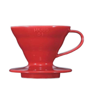 Hario | Hot Brew Paper Drip | Size 01 | 1-2 Cups | Plastic | Red