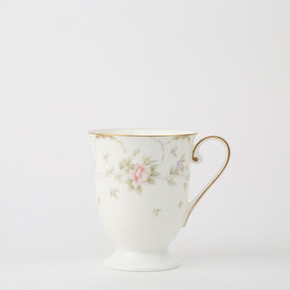 Narumi | Remembrance Flower Cups | Bone China | White with Floral Print | Single Cup
