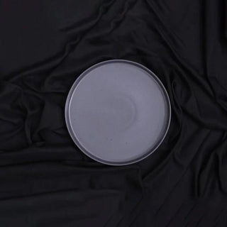Fujitake | Selas Stackable Plate | 25 cm | Charcoal Gray Dotts | Set of 4