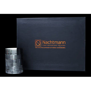 Nachtmann | Check | Whisky Glass | 409 ml | Crystal | Smoke | Set of 4