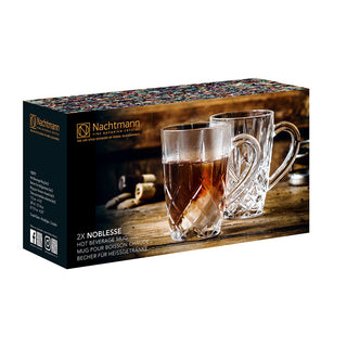 Nachtmann | Noblesse | Hot Beverage Mugs | 347 ml | Crystal | Clear | Set of 2