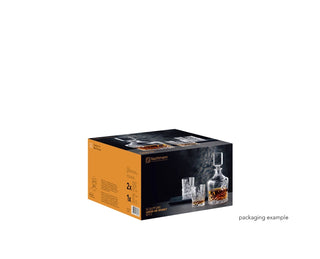 Nachtmann | Sculpture | Decanter Set - Decanter & Whisky Tumblers | 750 ml & 340 ml | Crystal | Set of 3