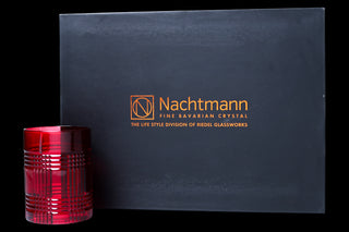 Nachtmann | Check | Whisky Glass | 409 ml | Crystal | Red | Set of 6