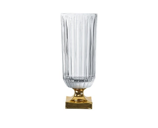 Nachtmann | Minerva Vase Gold Footed | 40 cm | Crystal | Single Piece