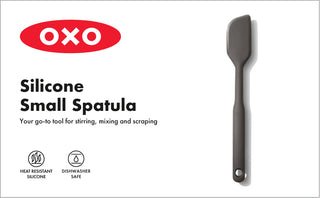 OXO | Good Grips | Spatula - Small | Silicone | Peppercorn Black | 1 pc
