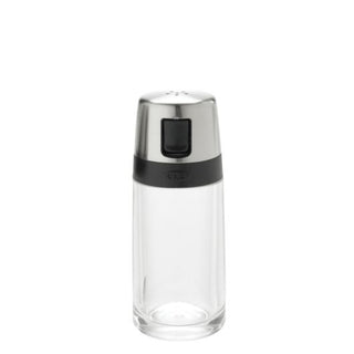 OXO | Good Grips | Simple Salt Shaker | 60 ml | 0.25 Cups | Stainless Steel & BPA-Free Plastic | Silver | 1 pc