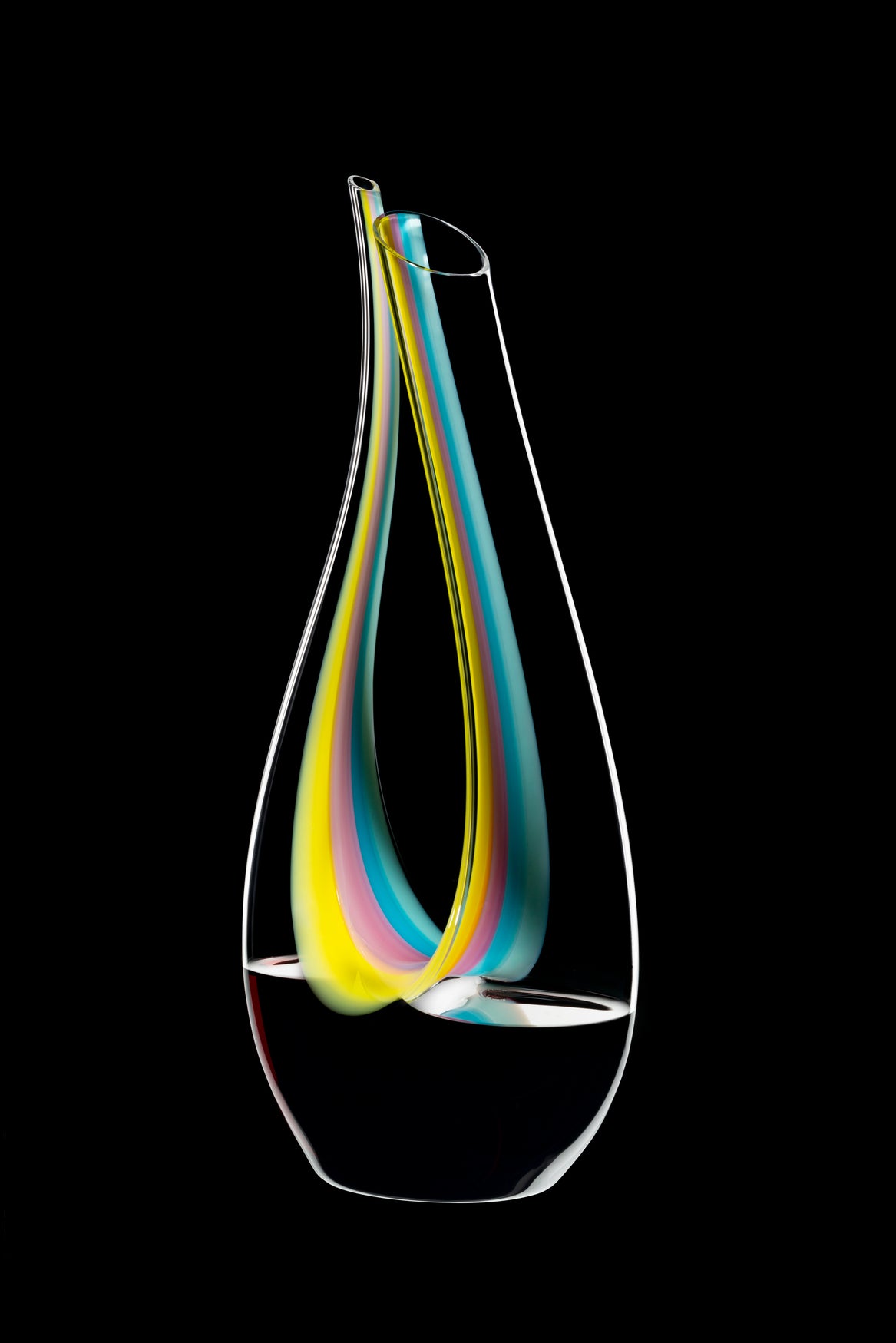 Limited Edition - Riedel | Amadeo - Sunshine Decanter | 1.5 Litres | Crystal | Yellow Highlight | 1 pc