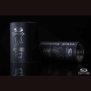 Shtox | Rotating Shot Glass 002/SB| 70 ml | Crystal | Clear | Set of 2