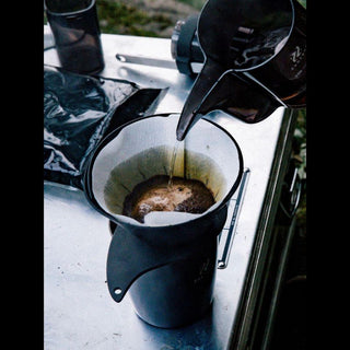 HARIO | V60 Flat Dripper 02 Plus Zebrang | Black | 1 Pc