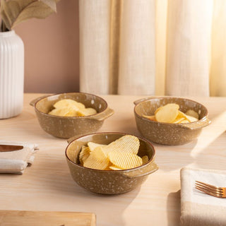 Takisso | Bowl Set  Porcelain Bowls | Set of 3 | Microwave & Dishwasher Safe
