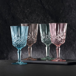 Nachtmann Noblesse Cocktail/Wine Glass Aqua | Crystal Glasses | 355 ml | Set of 2