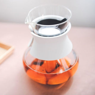 Hario | Tea Decanter Pale Grey | 500ml | Heatproof Glass Tea Brewer | 1 Pc