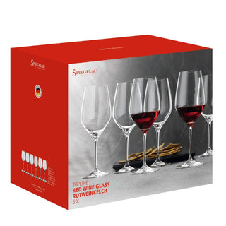 Spiegelau | Topline - Bordeaux Glasses | 810 ml | Crystal | Clear | Set of 6