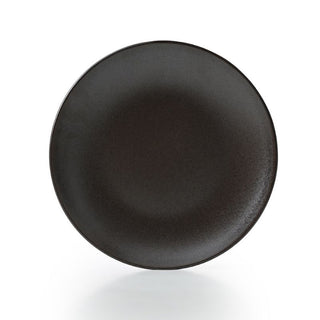 MESA | Brown Metallic Dinner Plate  | Stoneware | 27 Cm  | Set of 3