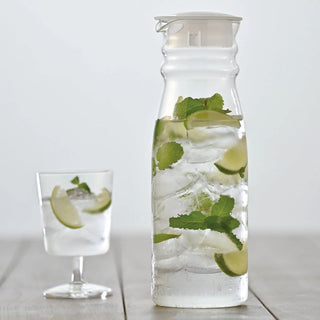 HARIO | Cold Water Bottle | 1300ml | Glass Water Bottle | Transparent | 1PC (Without Box)
