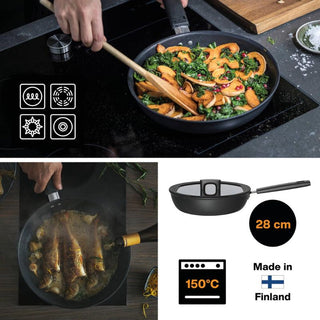Fiskars | Face Sauté Pan | 3.5L | 28 cm | With Lid