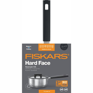 Fiskars | Face Stainless Steel Saucepan | 1.8L | 18 cm | With Lid