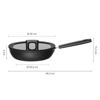 Fiskars | Face Sauté Pan | 2.8L | 26 cm | With Lid