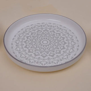 Takisso| Trovo Yellow Square Snack Plate | Ceramic | Gold |  Set Of 6