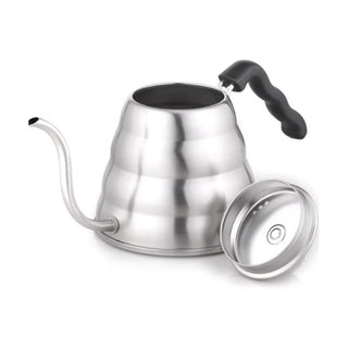 Hario | V60 Coffee Drip Kettle Buono | 500ml | Hairline Silver | Stainless Steel Pour Over Kettle