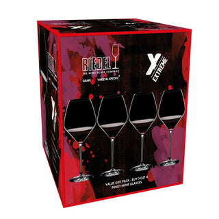 Riedel | Extreme - Pinot Noir Glasses | 770 ml | Crystal | Clear | Set of 4