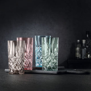 Nachtmann | Noblesse Long Drink Glasses | Taupe | 395 ml | Set of 2
