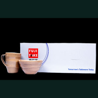 Fujitake Laps Series | 2 Mugs & 1 Bowl Set | Burnt Sienna | Set of 3