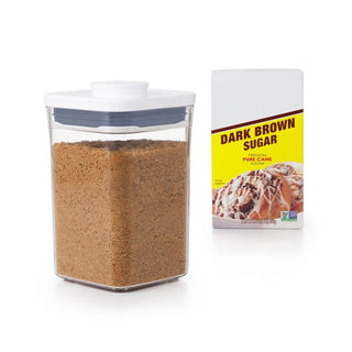 OXO | Good Grips Pop Container | Small Square - Short | 1 Litre | BPA-Free Plastic | 1 PC