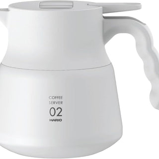 HARIO | V60 Thermal insulation stainless steel server PLUS | 600 ml | White | 1pc