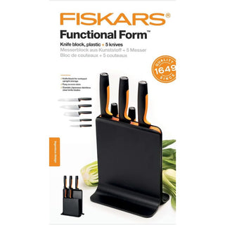 Fiskars | Functional Form Knife Block Plastic | 5 Knives