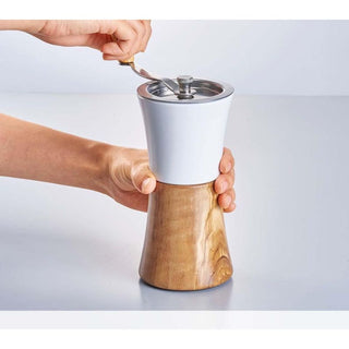 Hario | Ceramic & Olive Wood Coffee Mill Wood N Manual Coffee Grinder | 30g Capacity | 1 Pc